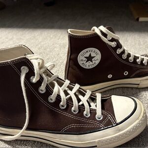 Converse Brown High-Top Sneakers